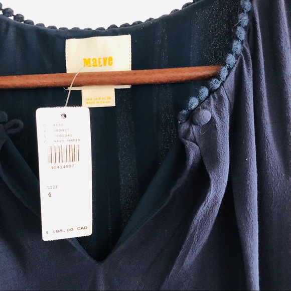 COPY - Anthropologie free people Maeve blue fringe dress - Picture 7 of 7